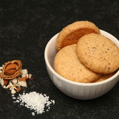 Biscotto biologico sfuso 3 kg - Croc Almond Coco con mandorle e scaglie di cocco