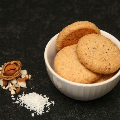 Organic Biscuit Bulk 3kg - Croc Almond Coco with almond & coconut chips