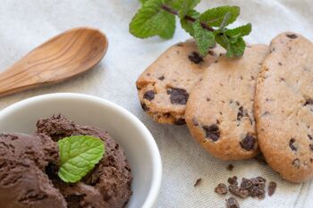 Biscuit Bio Végan Vrac 3kg - Crousti Menthe Choco - pépites de chocolat & huile essentielle de menthe 3
