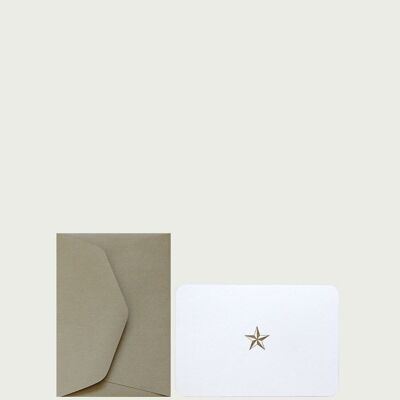 MINI CARD + STAR ENVELOPE