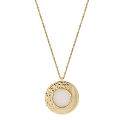 Aloe - Pendant 20mm - Gold