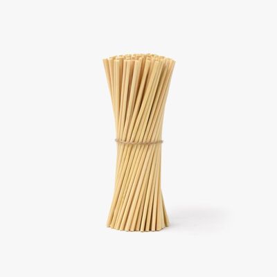 120 piezas - Varillas de bambú de 15 x 0,03 cm