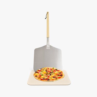 Set Pizza Stone & Peel per Forno