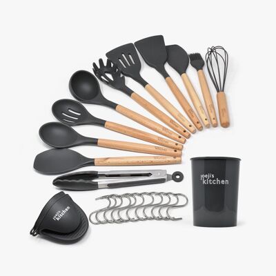 Juego de 14 utensilios de cocina de silicona para cocina