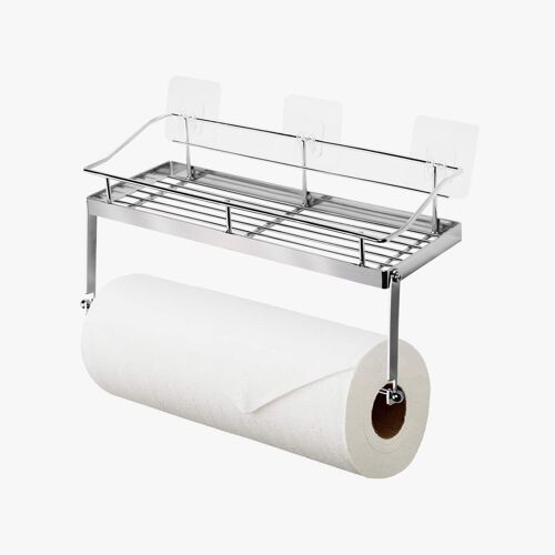 Kitchen Roll Holder with Shelf