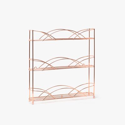 Free Standing Spice Rack - Rose Gold