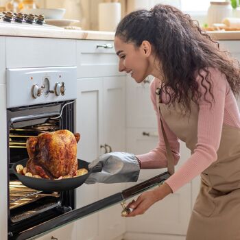 Support de rôtissoire pour four à poulet en fonte 4