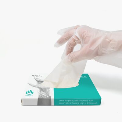 100 pack - Biodegradable Food Grade Gloves