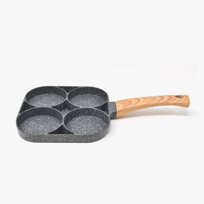 Non Stick 4 Hole Frying Pan