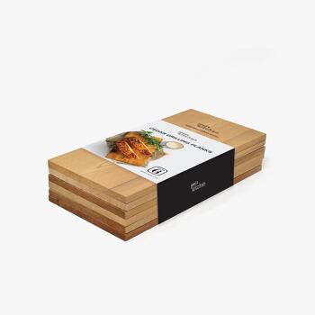 Ensemble de 6 pièces - Planches de cèdre de cuisine pour barbecue 1