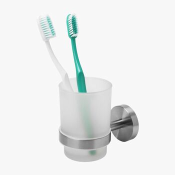 Rangement pour brosse à dents en acier inoxydable 2