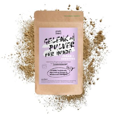 Vegan joint powder for dogs with MSM, devil's claw and willow bark (200g)