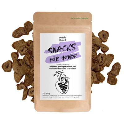 Premium freeze-dried treats made from 100% chicken hearts (60g)