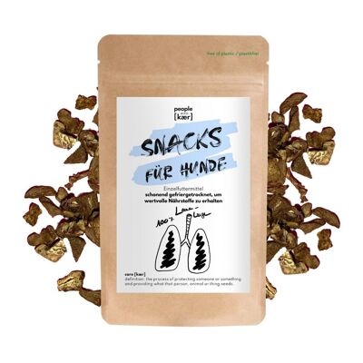 Premium freeze-dried treats made from 100% lamb lung (50g)