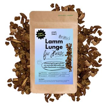 Friandises lyophilisées de qualité supérieure à base de poumon d'agneau à 100 % (50 g) 1