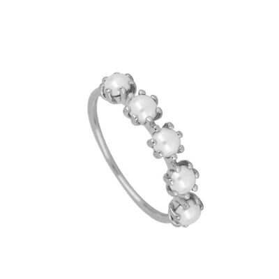 CARLOTA RING, 925 Sterling Silber Ring - silber - US5