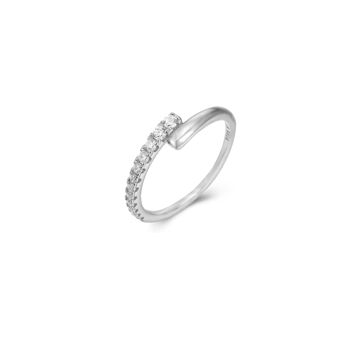 BAGUE GLORIEUSE, Bague en argent sterling 925 - argent - US5 1