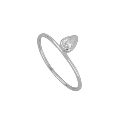 KYLIE RING, 925 Sterling Silber Ring - silber - US6