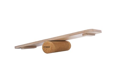 ALAVA balance board - birch-natural cork