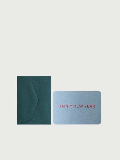 MINI CARTE + ENVELOPPE HAPPY NEW YEAR