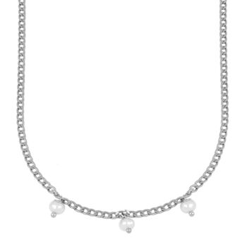 collier de perles délicates, collier en argent sterling 925 - argent 1