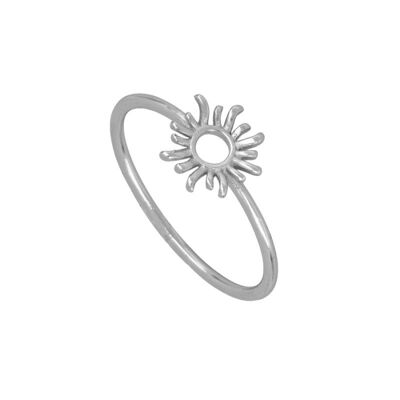 Sonnenring, 925 Sterling Silber Ring - silber - US12