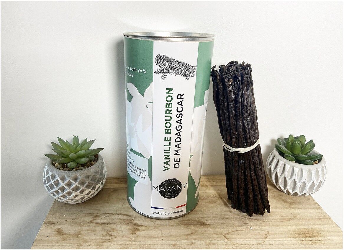 20 schwarze Gourmet-Vanilleschoten +18 cm - Matoy Selection