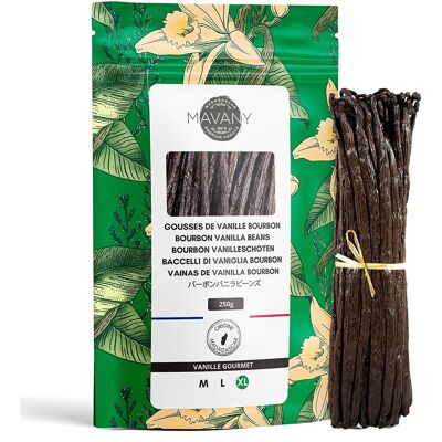 250g Gourmet Vanilla Pods - Size XL 18 to 20 cm