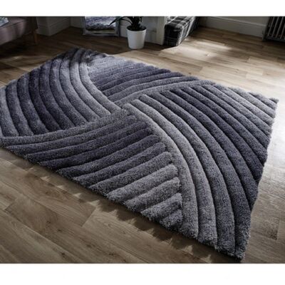 Tapis de salon moderne SEED Gris - 80cm x 150cm