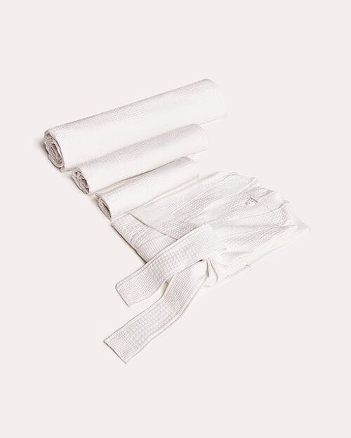 Santorini Collection Spa Set 4pcs - White