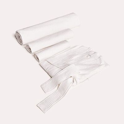 Ensemble Spa Collection Santorini 4pcs - Blanc