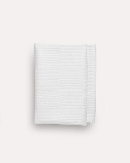 Santorini Cotton Blanket - White