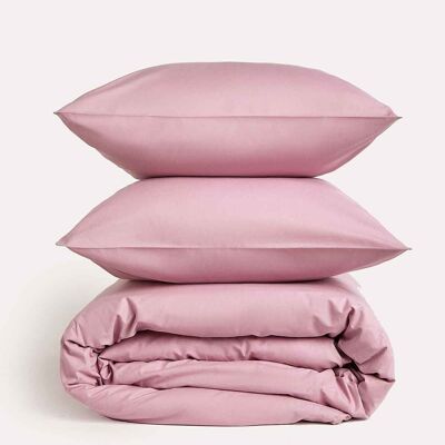 Classic Percale - Duvet Cover Set - Pink - King