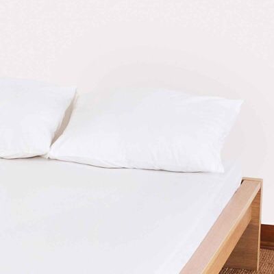 Classic Percale - Fitted Sheet Set - White - Single | 90*190