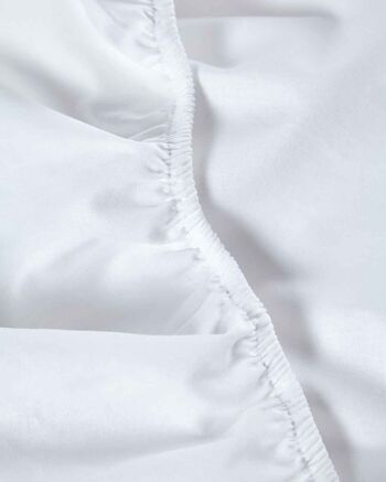 Percale Classique - Ensemble de Draps-Housses - Blanc - Simple | 90*190 7