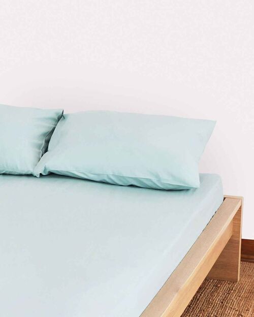 Classic Percale - Fitted Sheet Set - Mint - Double | 135*190