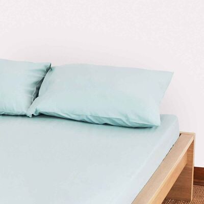 Classic Percale - Fitted Sheet Set - Mint - Double | 135*190