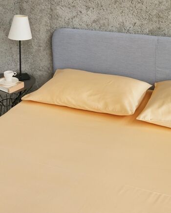 Percale Classique - Ensemble de Draps-Housses - Crème Brûlée - Simple | 90*190 2