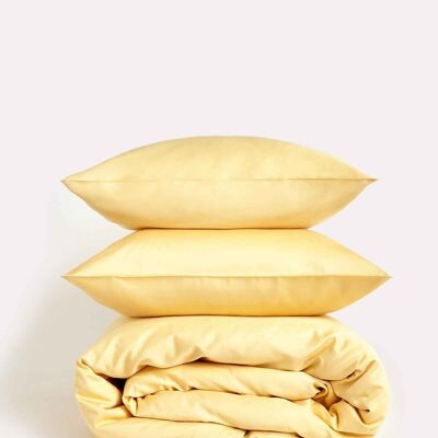 Raso lussuoso – Bettbezug-Set – Oro – Einzelbett