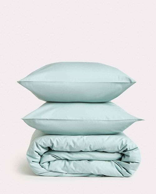 Classic Percale - Duvet Cover Set - Mint - King