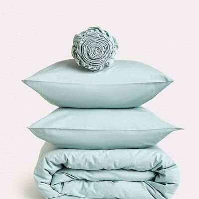 Classic Percale - Core Bedding Set - Mint - Euro King