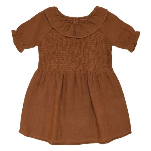 Robe Louisa lin caramel