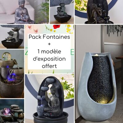 Mother's Day Fountains Gift Idea Pack + 1 free exhibition model