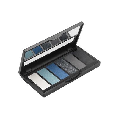 Eyeshadow Palette (6 shades) Black/Blue