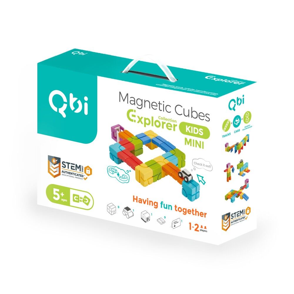 Buy wholesale QBI Toy Kids Magnet Building Tiles Basic Pack, 3D