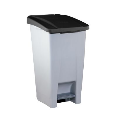 Abfallbehälter mit Selektivpedal 60 Liter. Farbe schwarz.