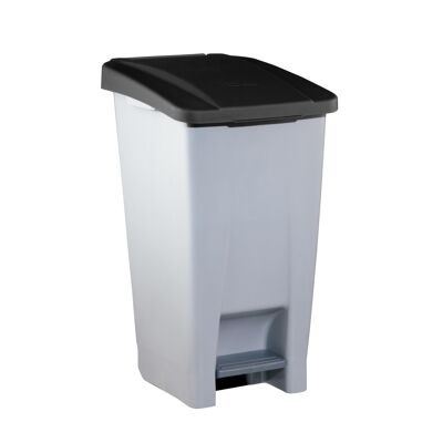 Waste container with Selective pedal 60 liters. Color Black.