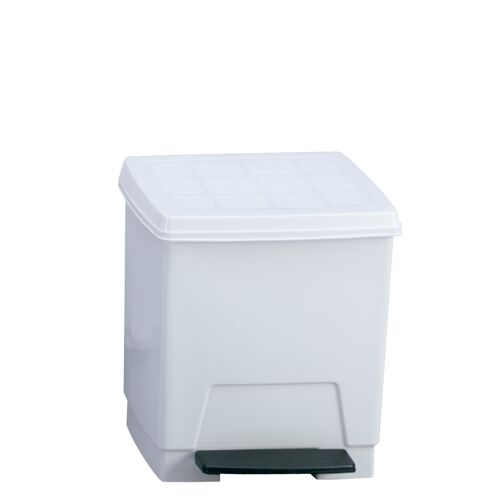 Cubo con pedal Pedalbin Classic 23 litros. Color Blanco