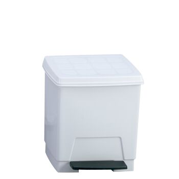 Poubelle à pédale Pedalbin Classic 23 litres. Couleur blanche