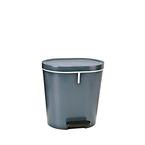 Cubo con pedal Pedalbin Oval 8 litros. Color Gris antracita.